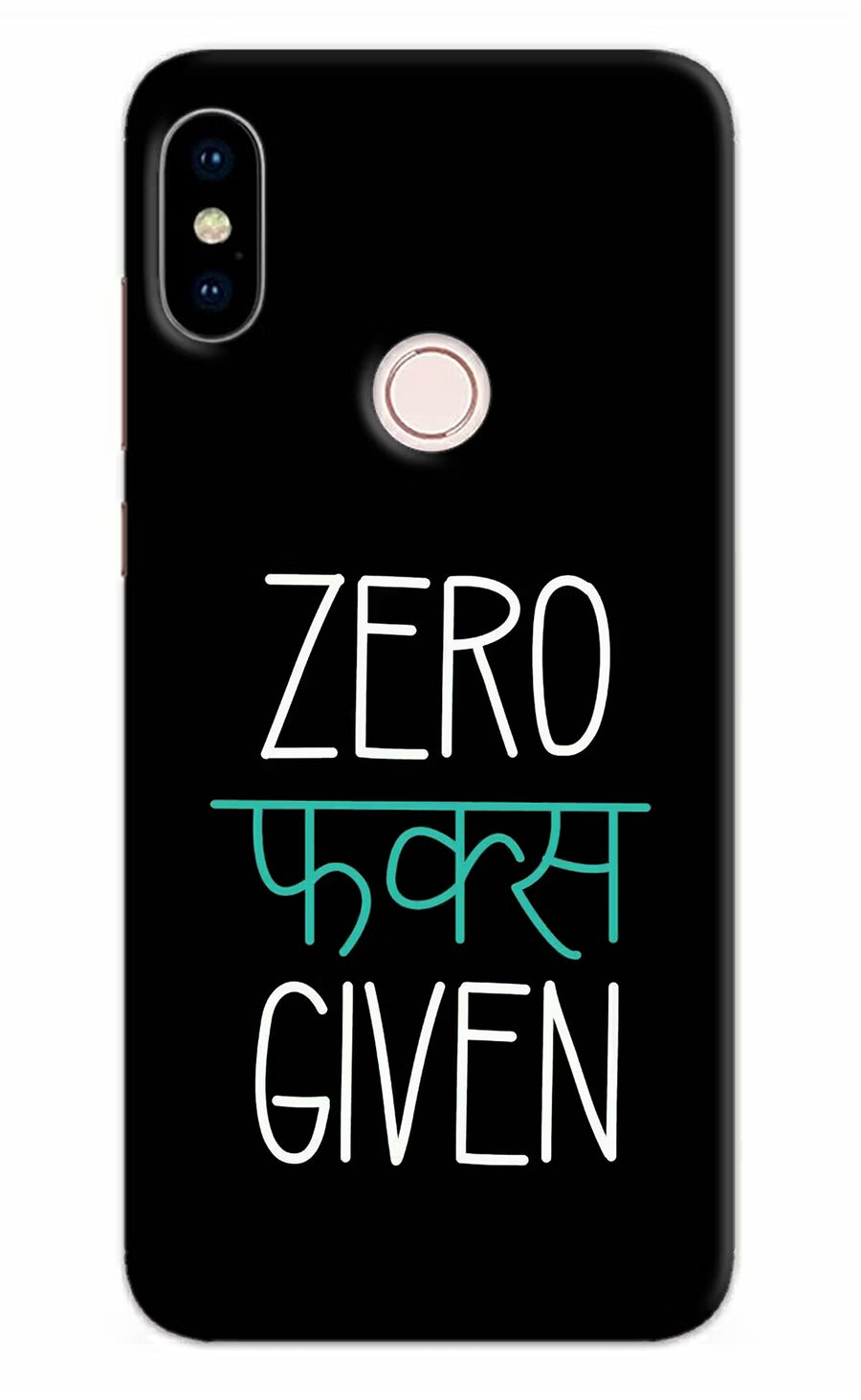 Zero Fucks Given Redmi Note 5 Pro Back Cover, Hard case