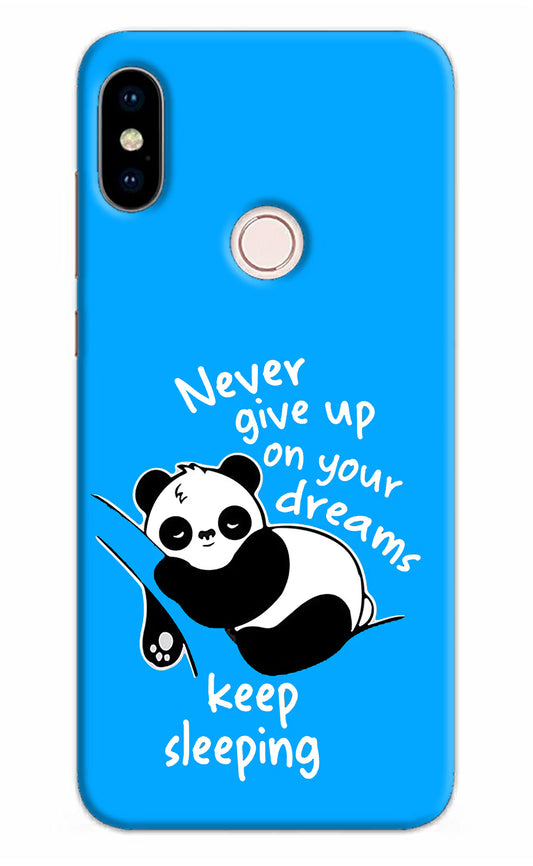 Keep Sleeping Redmi Note 5 Pro Hard Case Back Cover by Casekaro