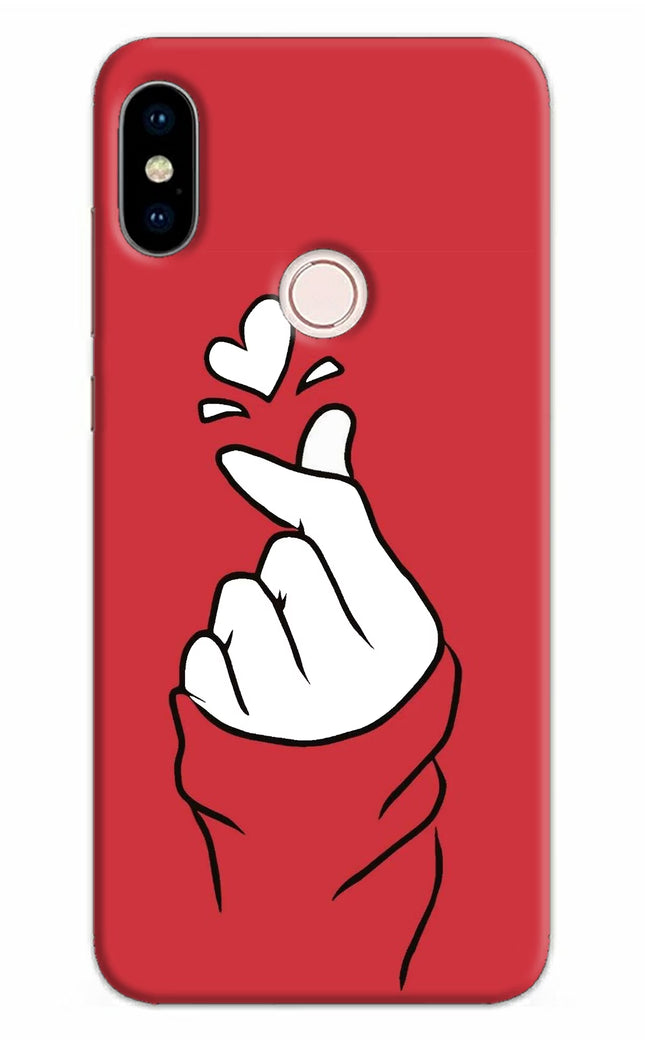 Korean Love Sign Redmi Note 5 Pro Hard Case Back Cover by Casekaro