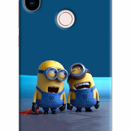 Minion Laughing Redmi Note 5 Pro Hard Case Back Cover by Casekaro