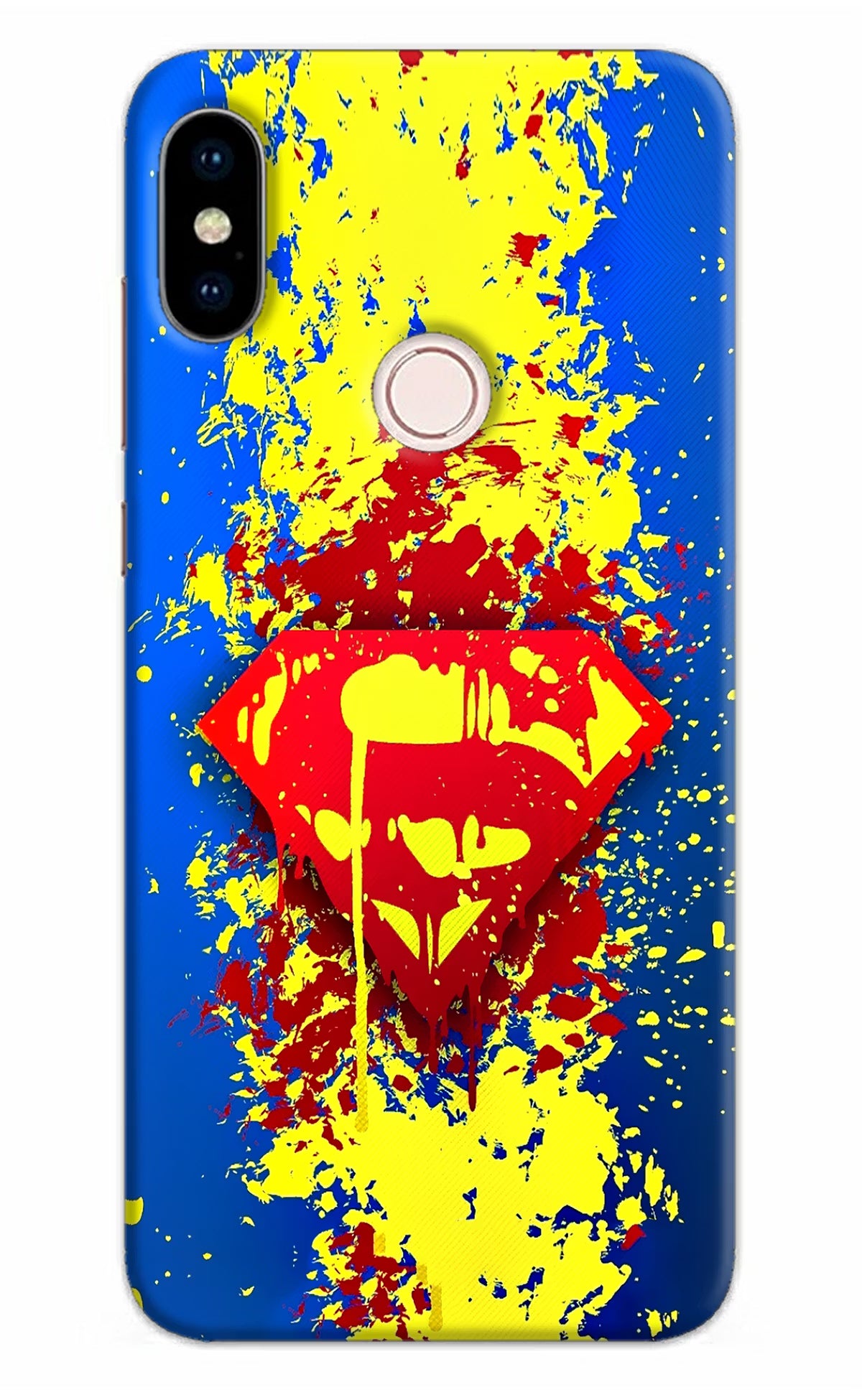Superman logo Redmi Note 5 Pro Hard Case Back Cover by Casekaro