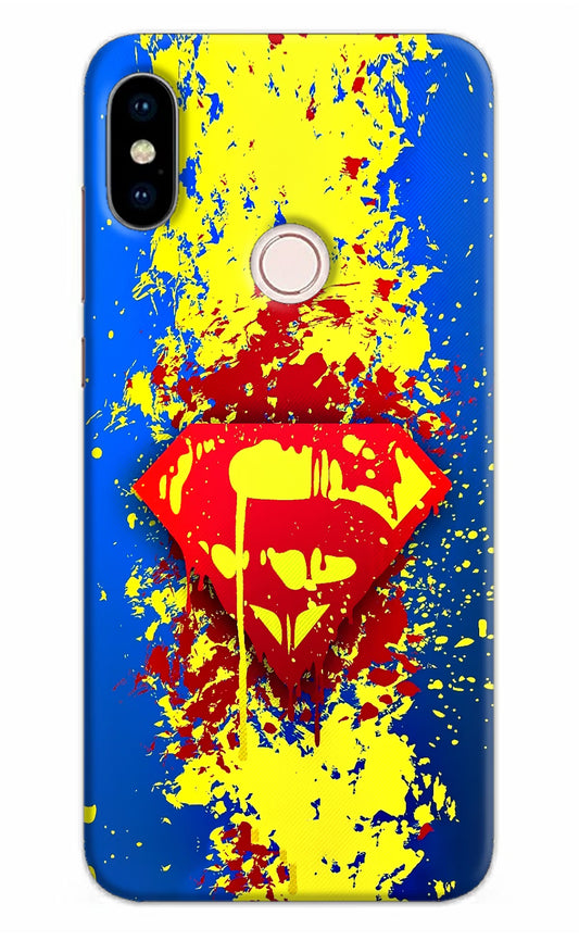 Superman logo Redmi Note 5 Pro Hard Case Back Cover by Casekaro