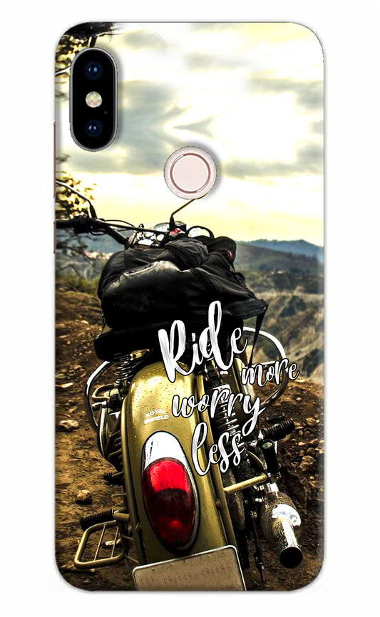 Ride More Worry Less Redmi Note 5 Pro Hard Case Back Cover by Casekaro