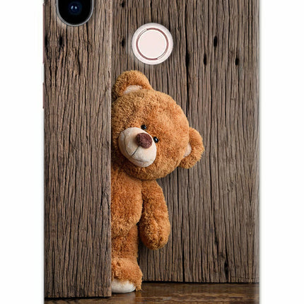 Teddy Wooden Redmi Note 5 Pro Hard Case Back Cover by Casekaro