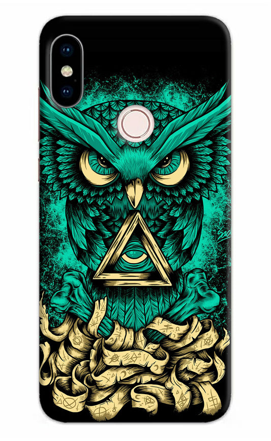 Green Owl Redmi Note 5 Pro Hard Case Back Cover by Casekaro
