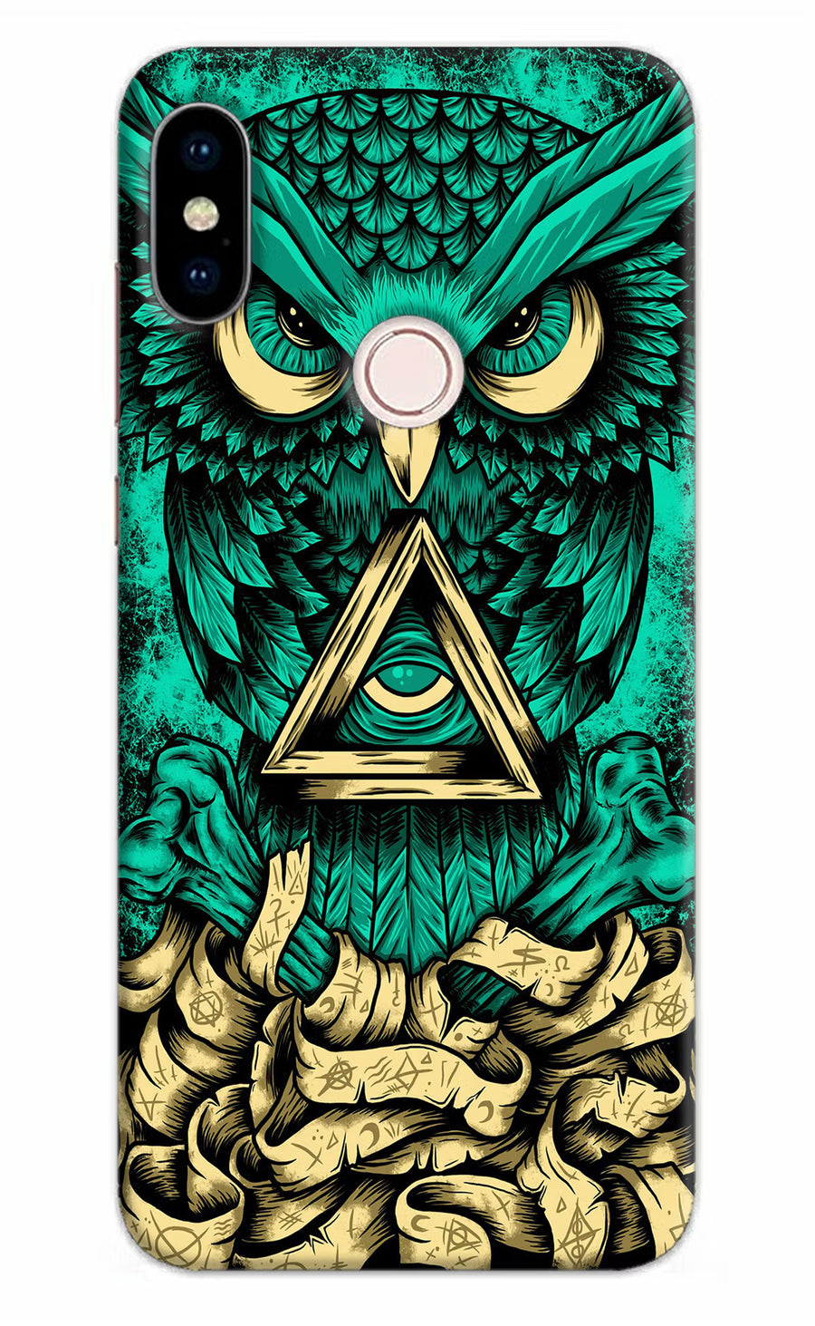 Green Owl Redmi Note 5 Pro Back Cover, Hard case