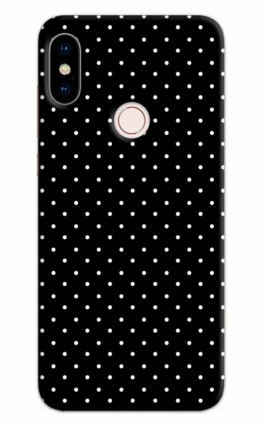 White Dots Redmi Note 5 Pro Back Cover, Hard case