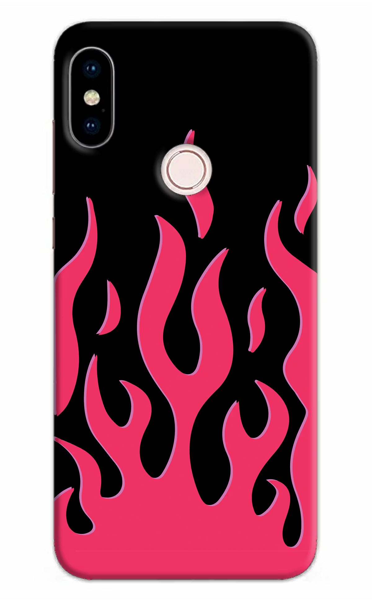 Fire Flames Redmi Note 5 Pro Hard Case Back Cover by Casekaro