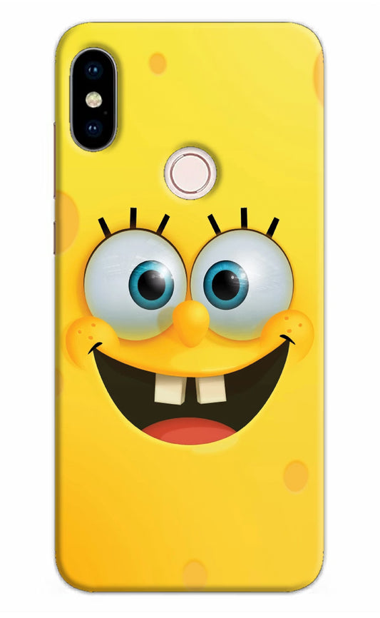 Sponge 1 Redmi Note 5 Pro Hard Case Back Cover by Casekaro