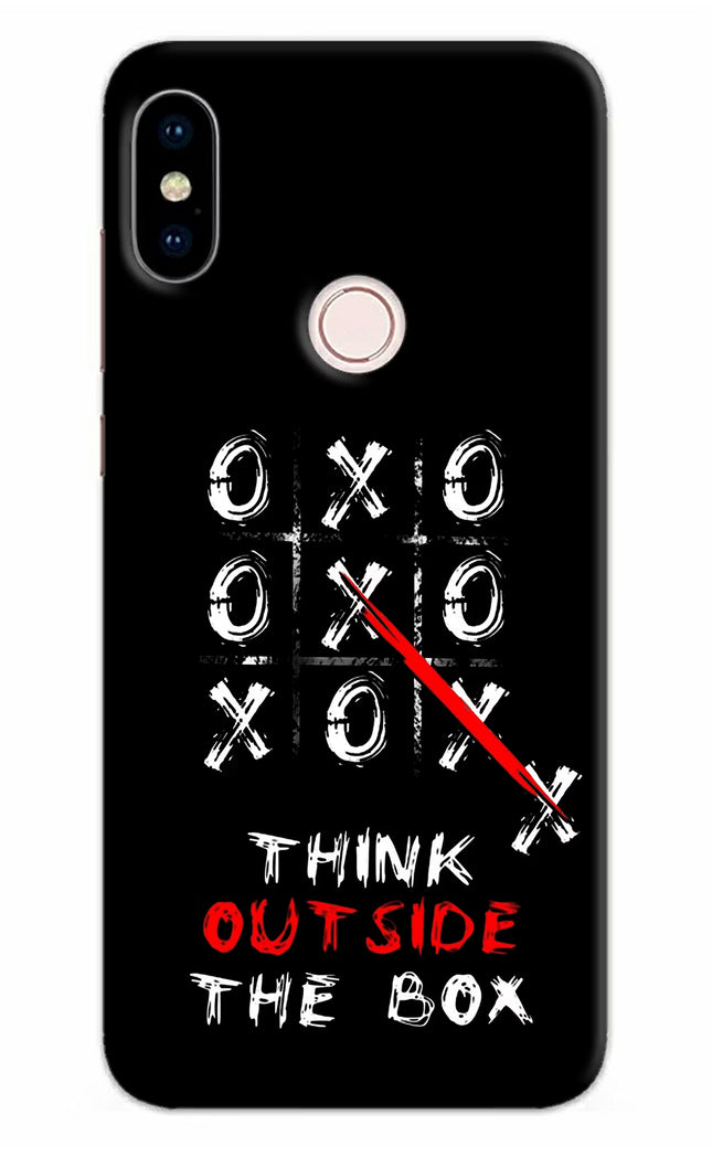 Think out of the BOX Redmi Note 5 Pro Hard Case Back Cover by Casekaro