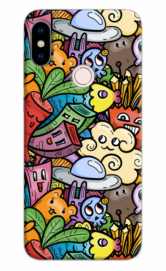 Veggie Doodle Redmi Note 5 Pro Hard Case Back Cover by Casekaro