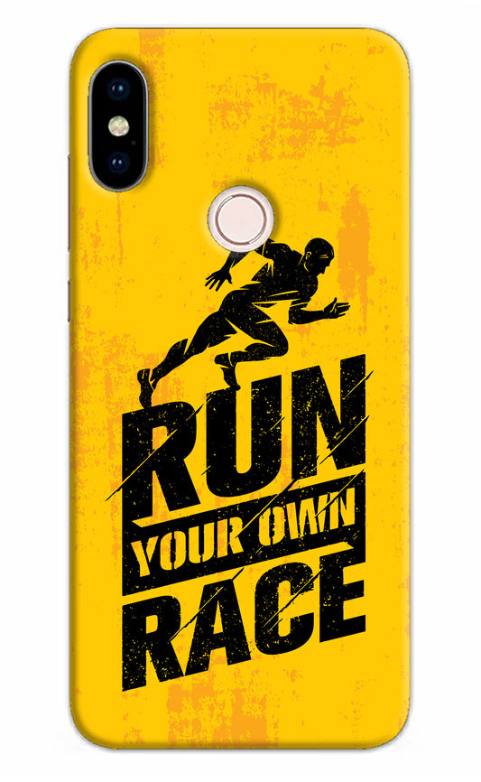 Run Your Own Race Redmi Note 5 Pro Hard Case Back Cover by Casekaro