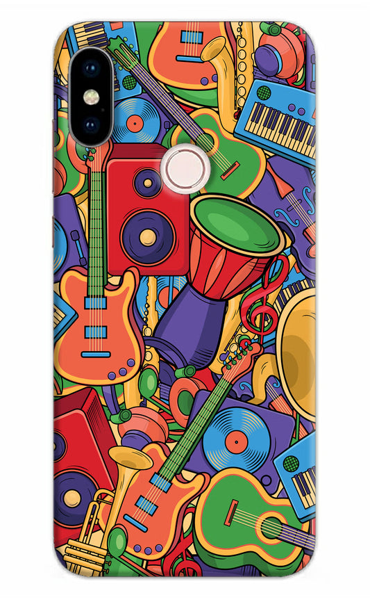 Music Instrument Doodle Redmi Note 5 Pro Hard Case Back Cover by Casekaro
