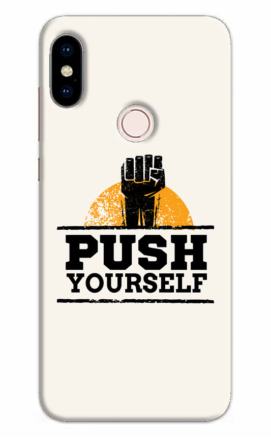 Push Yourself Redmi Note 5 Pro Hard Case Back Cover by Casekaro