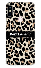 Leopard Print Self Love Redmi Note 5 Pro Hard Case Back Cover by Casekaro