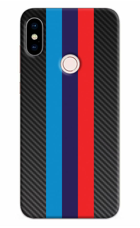 BMW Stripes Pattern Redmi Note 5 Pro Hard Case Back Cover by Casekaro