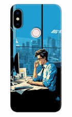 Focused Hustler (AI Generated) Redmi Note 5 Pro Hard Case Back Cover by Casekaro
