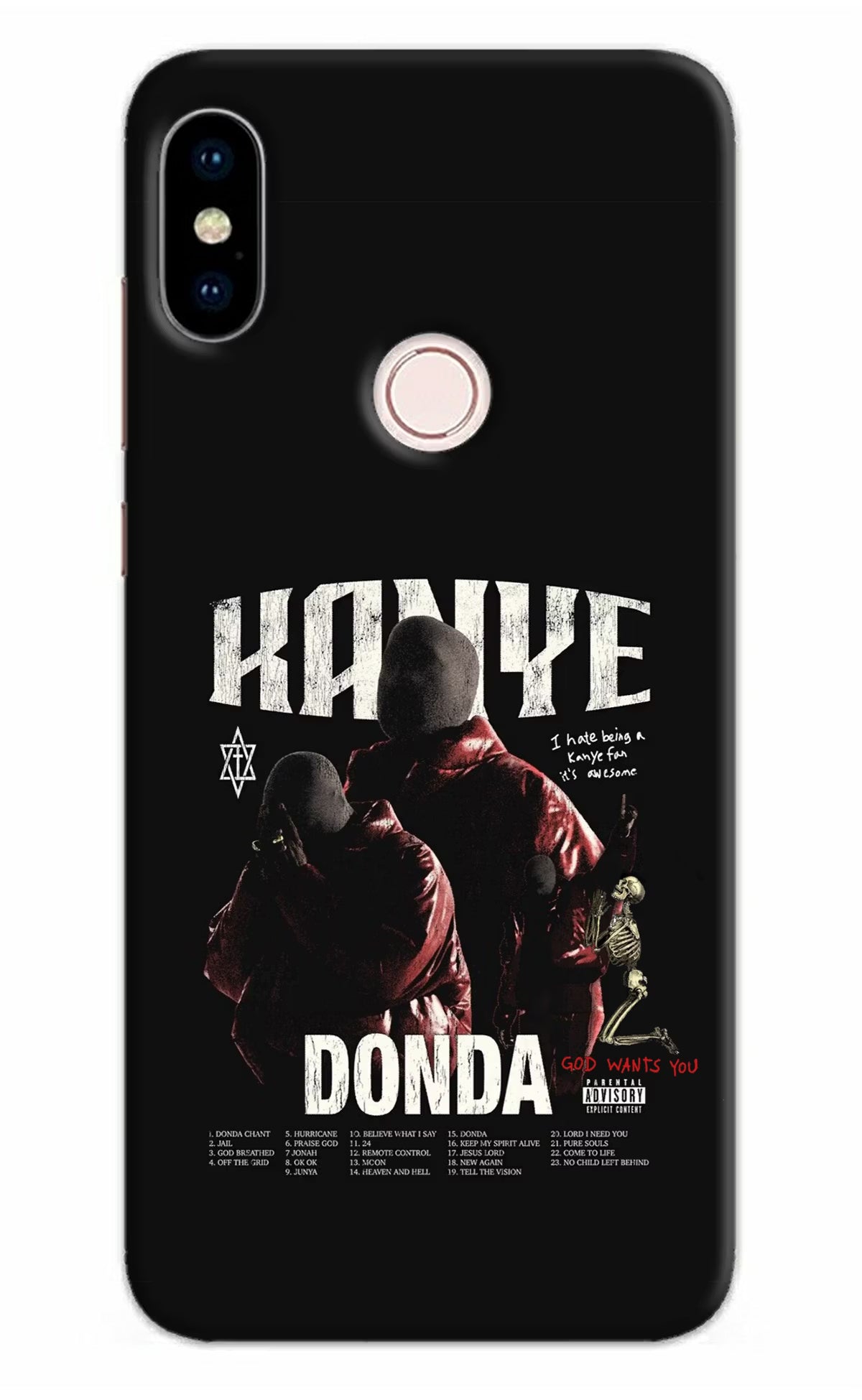 Donda Kanye West Redmi Note 5 Pro Hard Case Back Cover by Casekaro