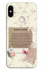 Hopeless Romantic Redmi Note 5 Pro Hard Case Back Cover by Casekaro