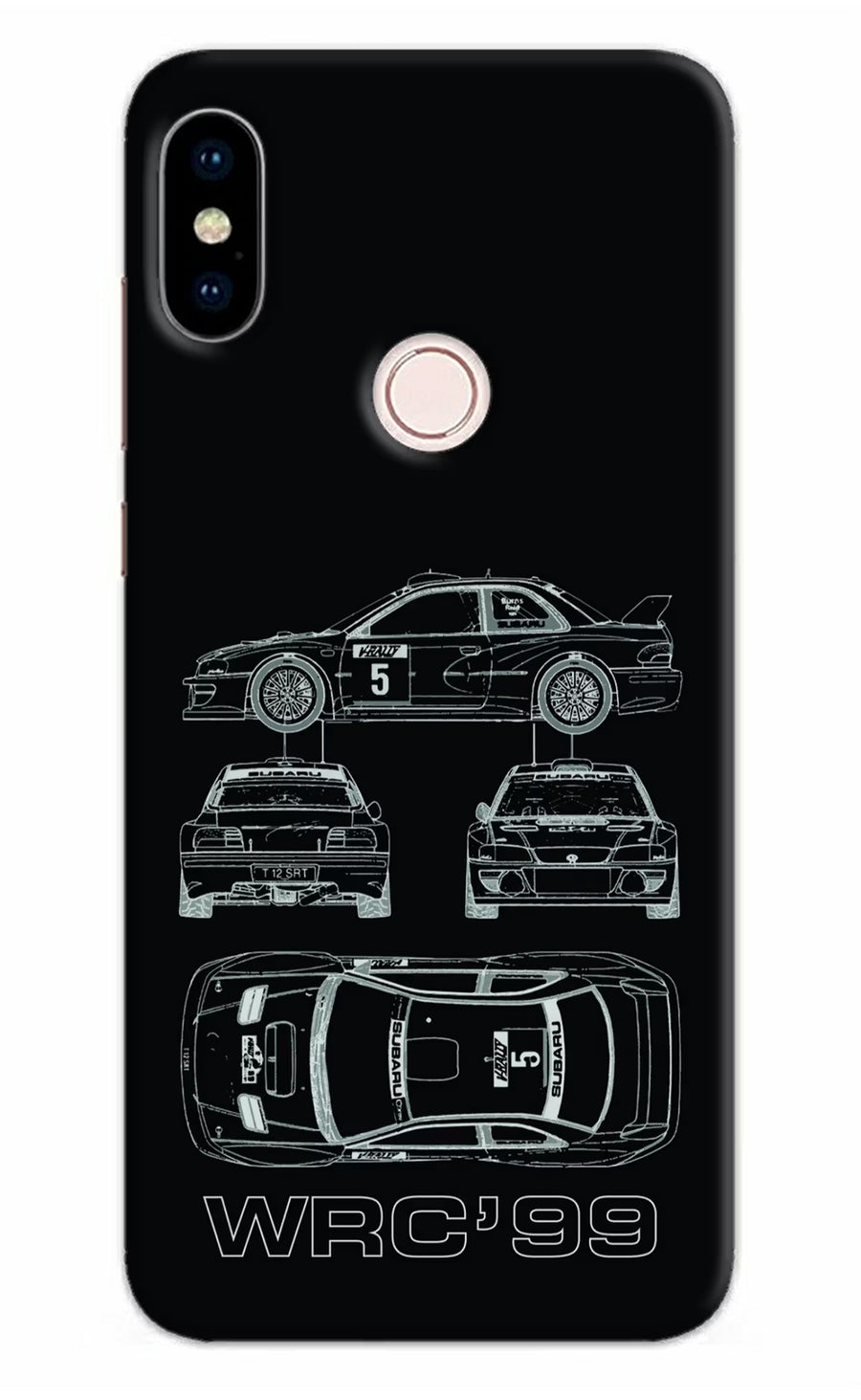 WRC'99 Redmi Note 5 Pro Back Cover, Hard case