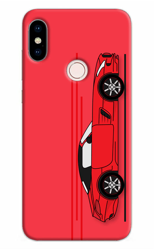 Red Velocity Redmi Note 5 Pro Hard Case Back Cover by Casekaro