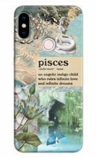 Pisces Zodiac Redmi Note 5 Pro Hard Case Back Cover by Casekaro