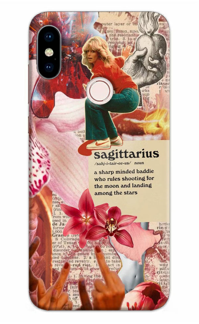 Sagittarius Zodiac Redmi Note 5 Pro Hard Case Back Cover by Casekaro