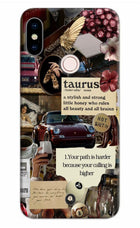 Taurus Zodiac Redmi Note 5 Pro Hard Case Back Cover by Casekaro