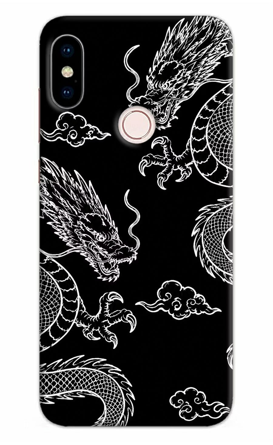 Twin Dragons Redmi Note 5 Pro Back Cover, Hard case