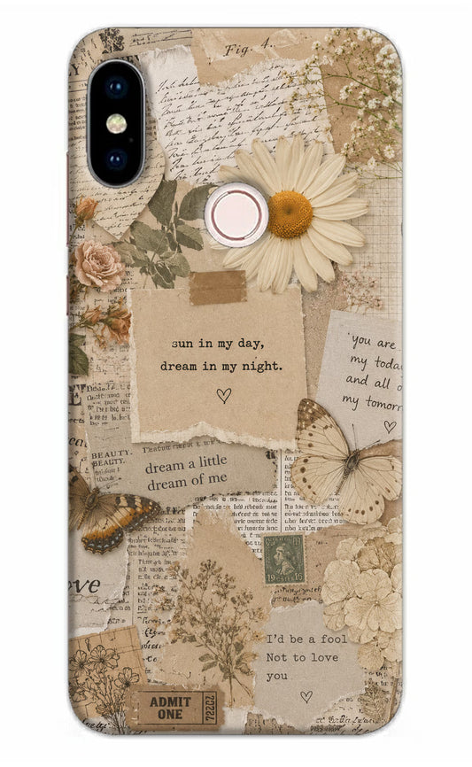 Vintage case Redmi Note 5 Pro Back Cover