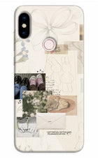 Soft Aesthetic Redmi Note 5 Pro Hard Case Back Cover by Casekaro