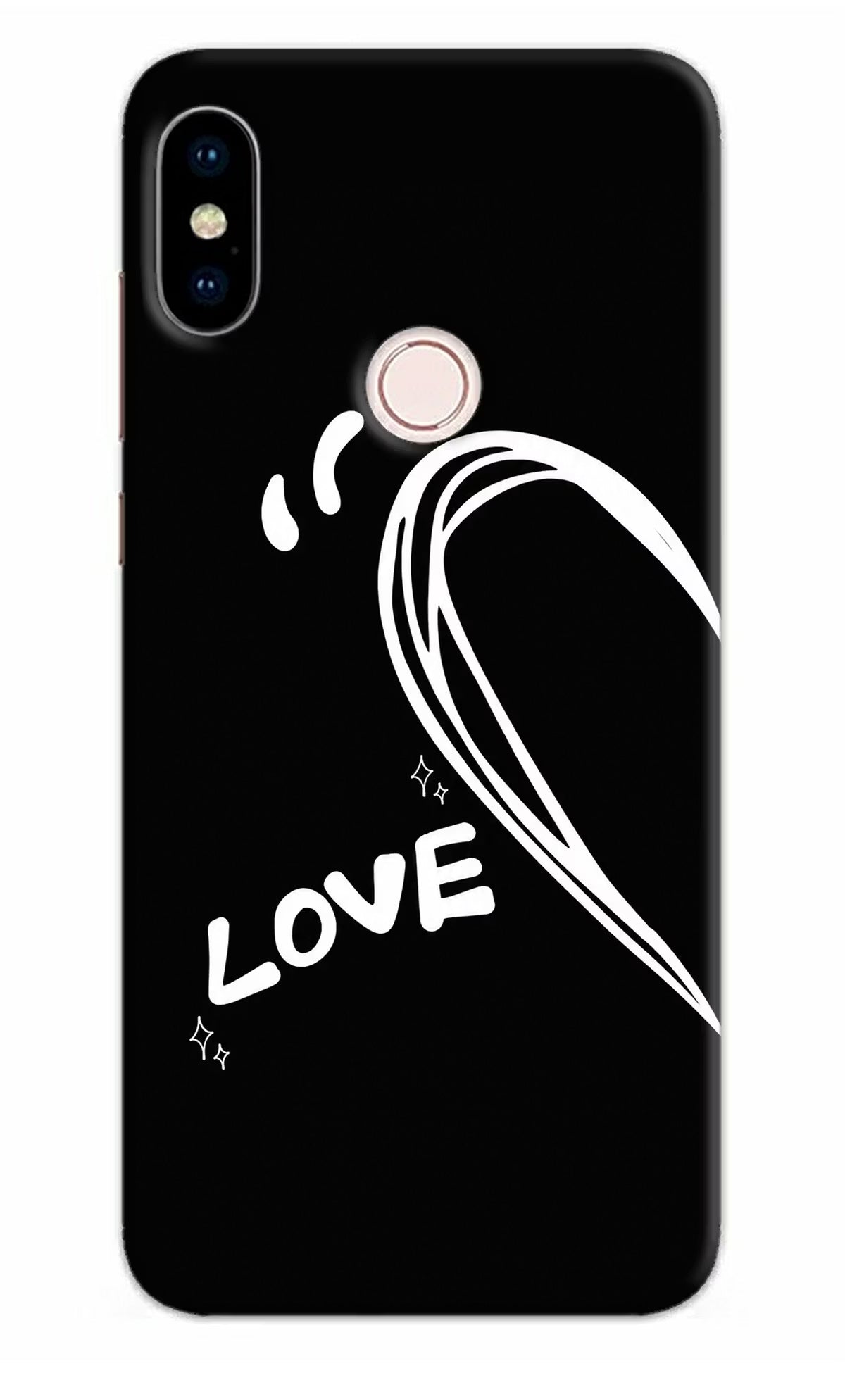 Love Line Redmi Note 5 Pro Back Cover