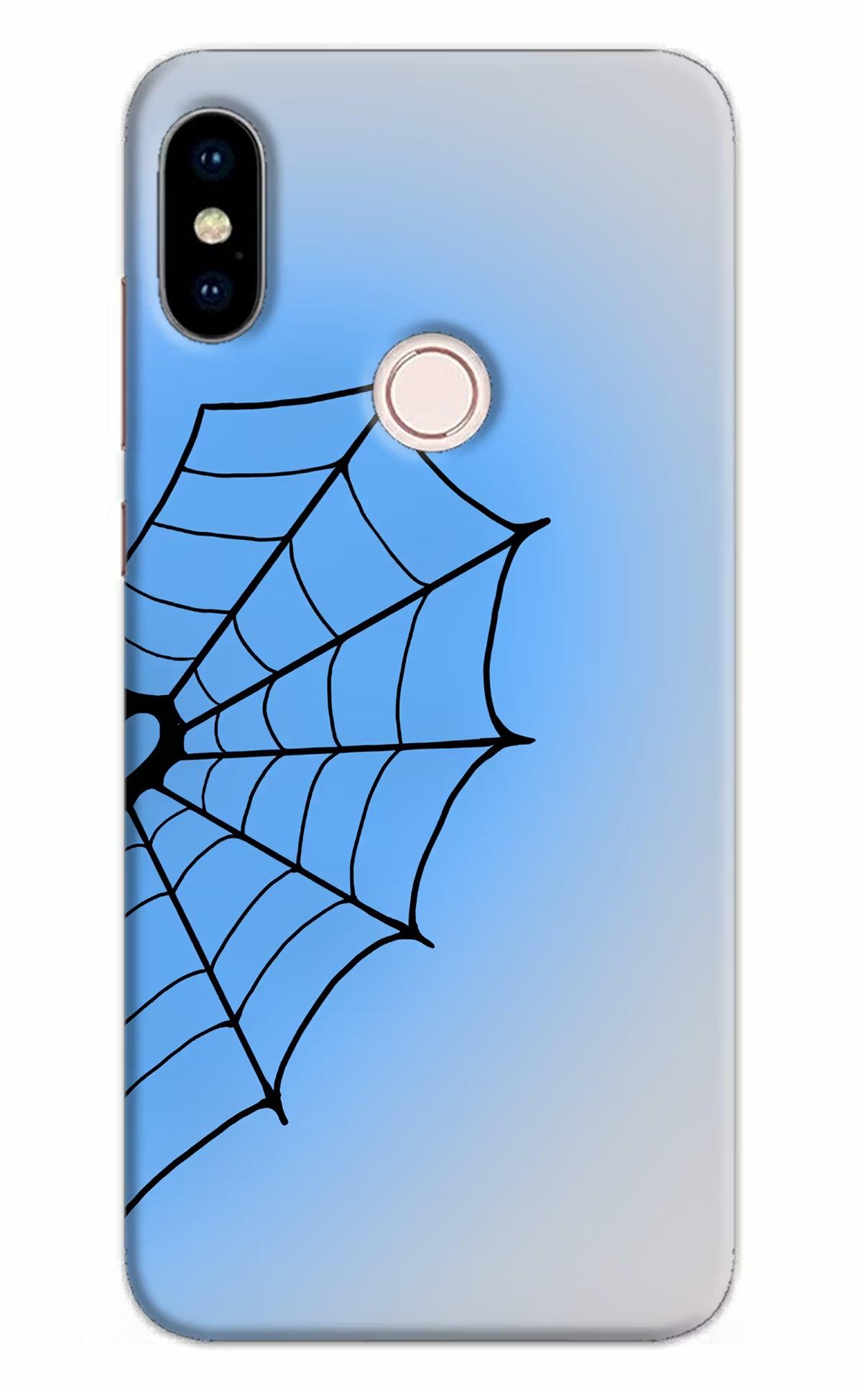 Blue Web Redmi Note 5 Pro Back Cover