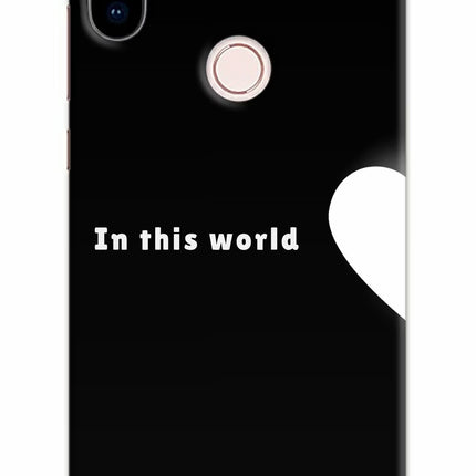 This World Redmi Note 5 Pro Hard Case Back Cover by Casekaro