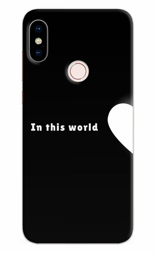 This World Redmi Note 5 Pro Back Cover