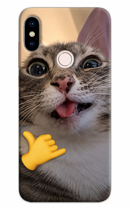 Silly Cat Call Redmi Note 5 Pro Back Cover