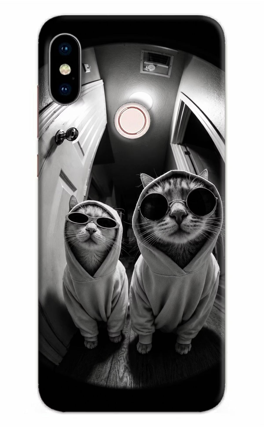 Hood Cats Redmi Note 5 Pro Back Cover, Hard case