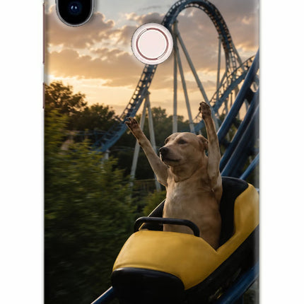Rollercoaster Dog Redmi Note 5 Pro Hard Case Back Cover by Casekaro