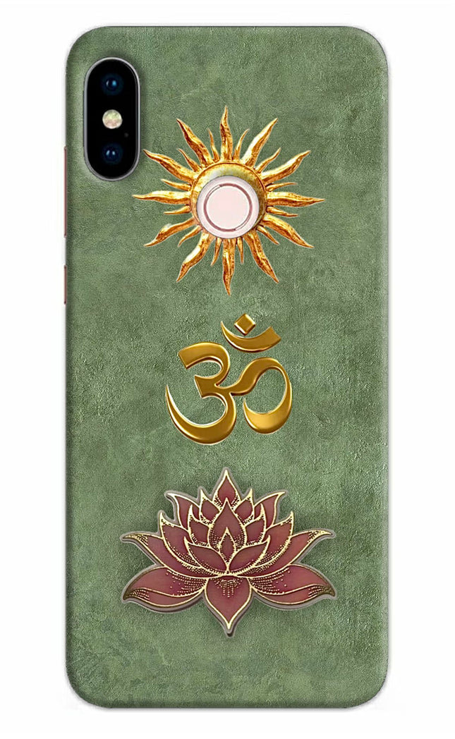 Om & Lotus Redmi Note 5 Pro Back Cover