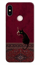 Midnight Cat Redmi Note 5 Pro Hard Case Back Cover by Casekaro