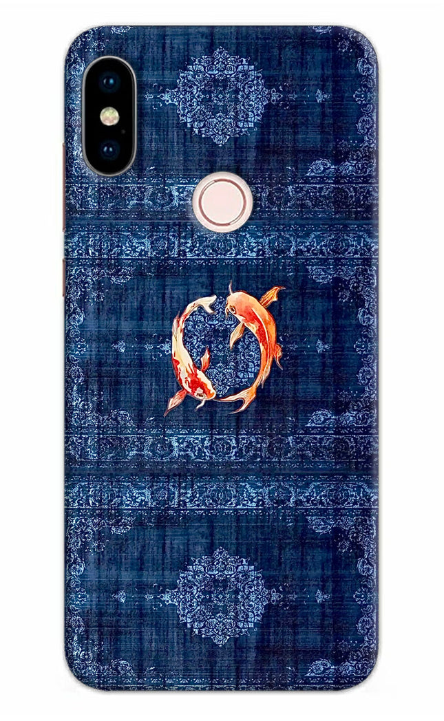 Koi Blue Redmi Note 5 Pro Hard Case Back Cover by Casekaro