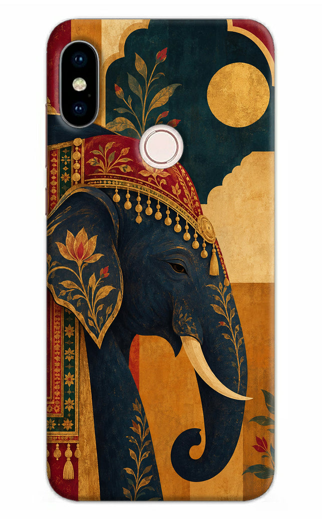 Royal Elephant Redmi Note 5 Pro Hard Case Back Cover by Casekaro