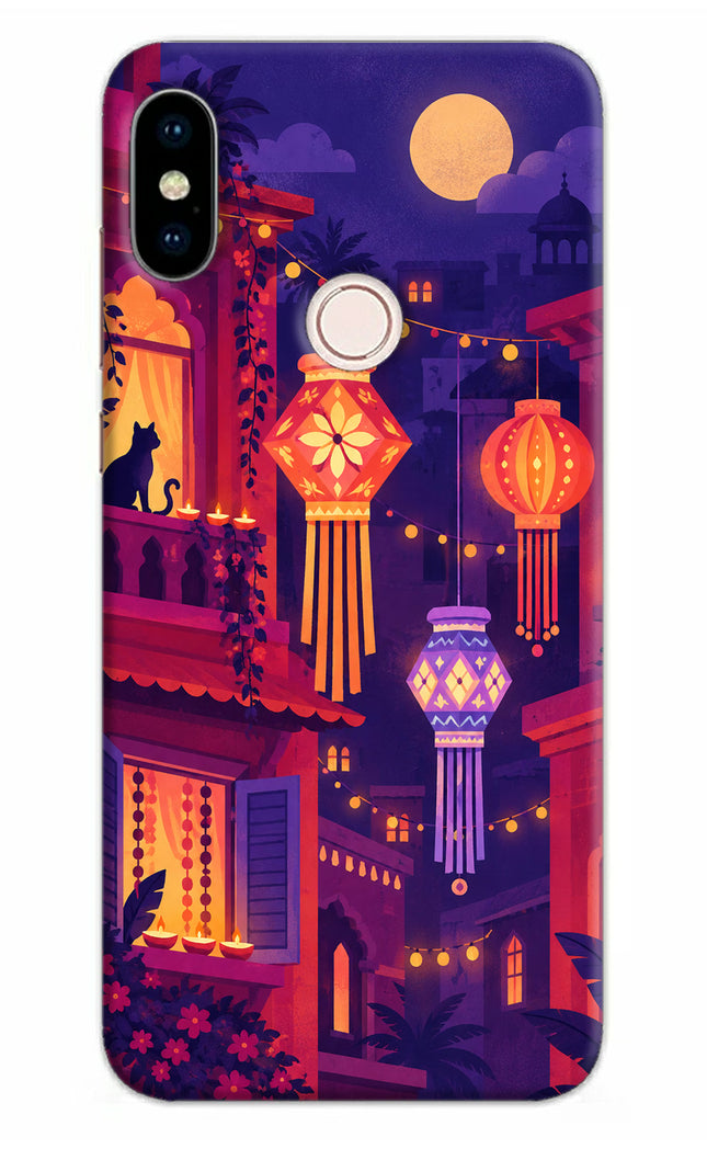 Lantern Lane Redmi Note 5 Pro Hard Case Back Cover by Casekaro