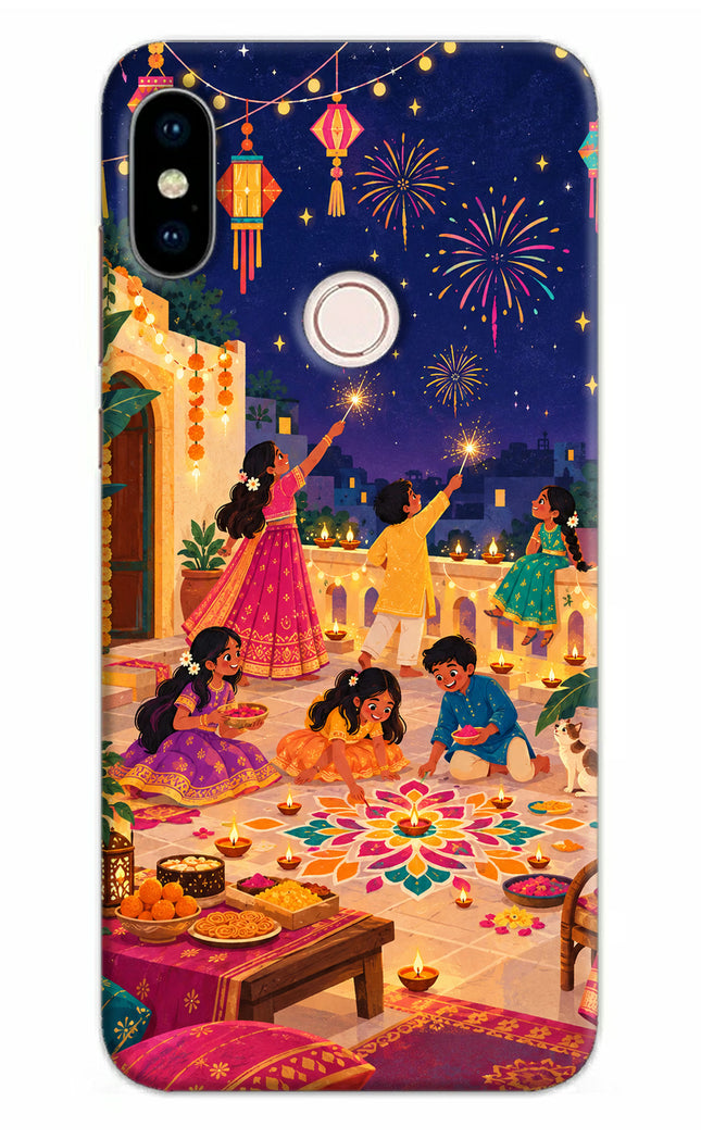 Diwali Night Redmi Note 5 Pro Hard Case Back Cover by Casekaro