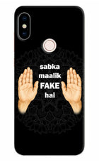 Sabka Malik Fake Redmi Note 5 Pro Hard Case Back Cover by Casekaro