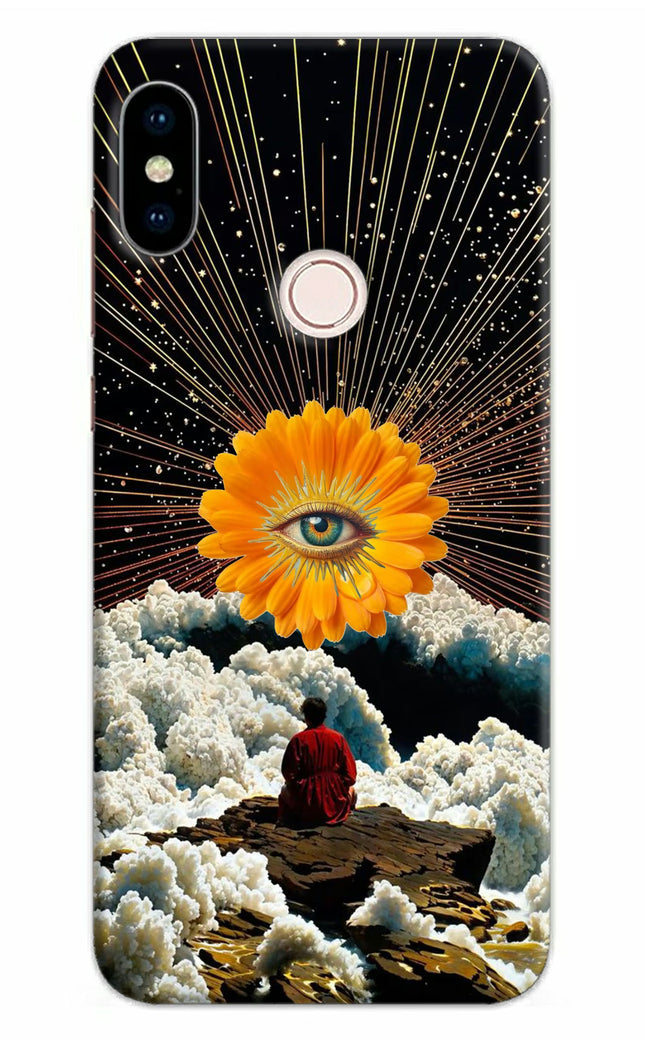 Cosmic Flower Redmi Note 5 Pro Hard Case Back Cover by Casekaro