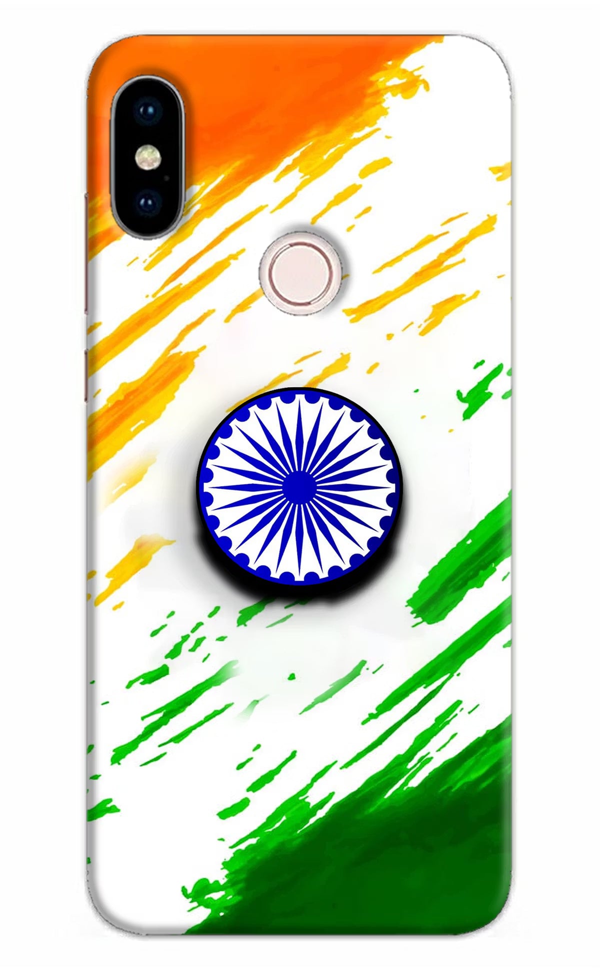 Indian Flag Ashoka Chakra Redmi Note 5 Pro Pop Case by Casekaro
