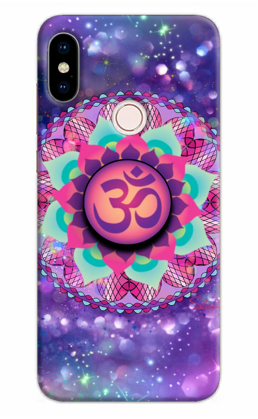 Om Purple Redmi Note 5 Pro Pop Case, Hard case