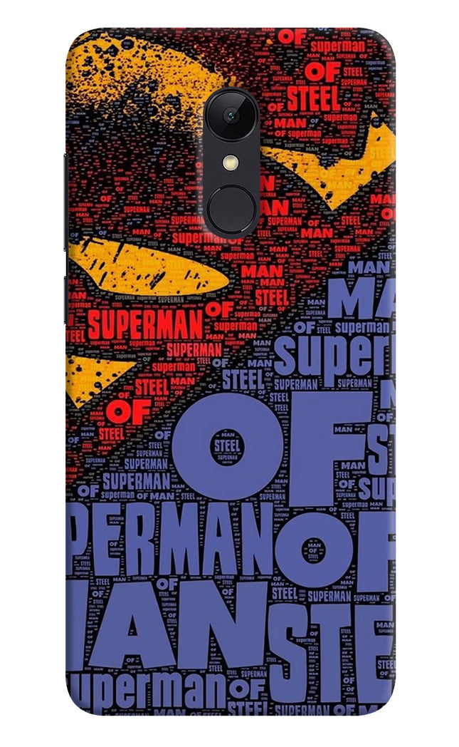 Superman Redmi Note 5 Hard Case Back Cover by Casekaro