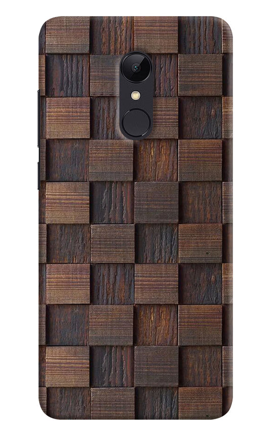 Wooden Cube Design Redmi Note 5 Hard Case Back Cover by Casekaro